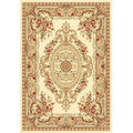 Floral Oval Print Carpet D176297