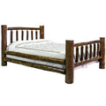 California King Bed with Laser Engraved Moose A8813