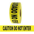 Caution Do Not Enter Yellow 3 Mil Non Adhesive Barricade Tape 8 Roll/Case Y937444