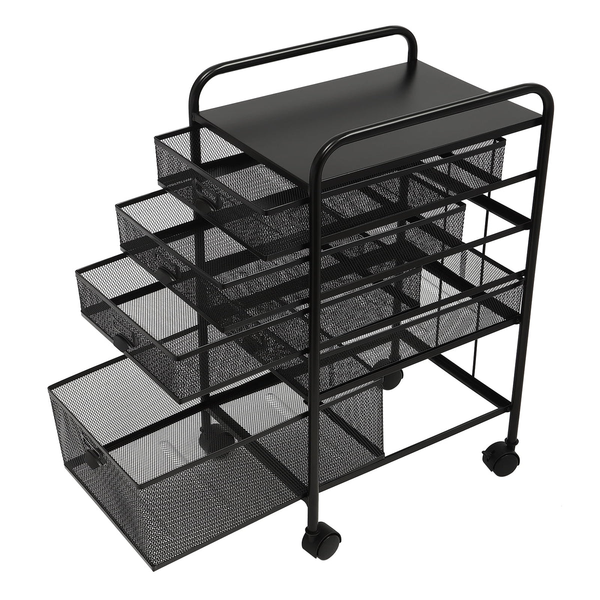 5 Drawer Black File Cabinet S893339