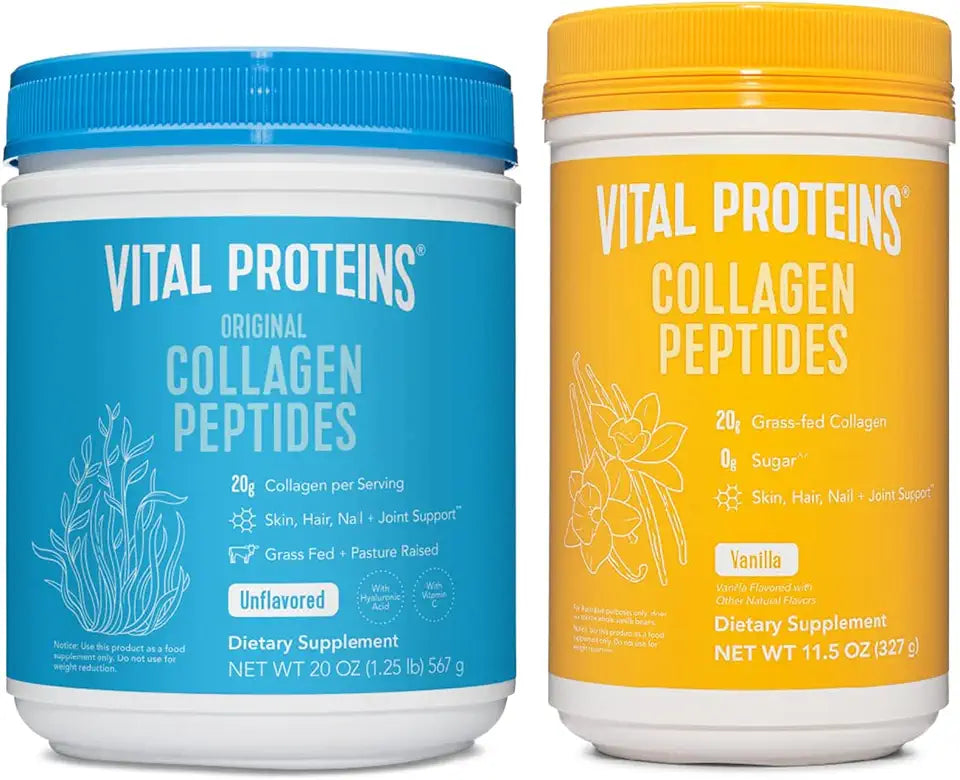 Collagen Peptides Powder 20 oz Unflavored 11.5 oz Vanilla M78544