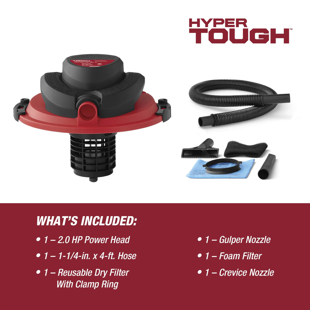 5 Gallon Wet/Dry Vacuum Powerhead Bucket Head Converter Y86162