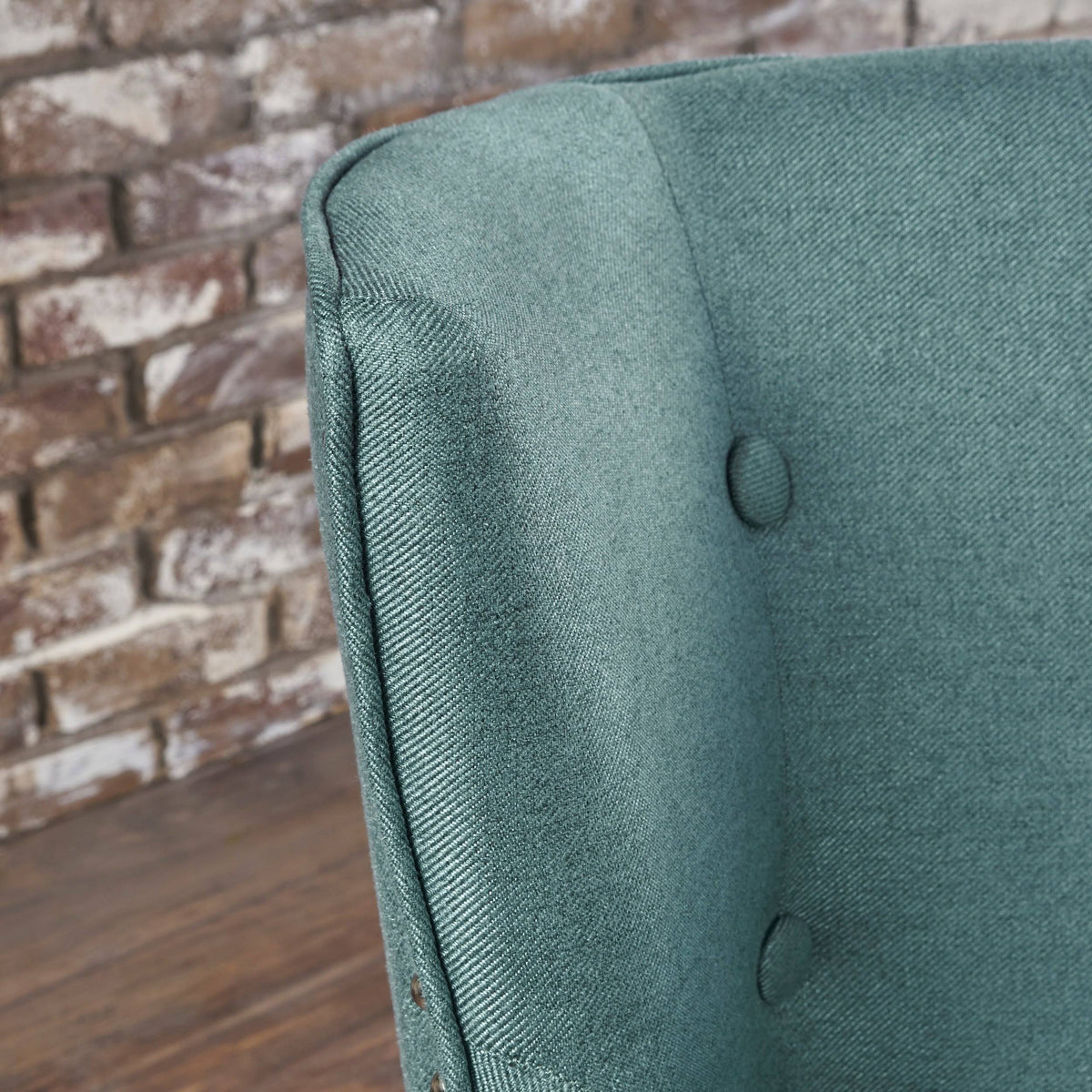 Dark Teal Fabric Occasional Chair Z5225