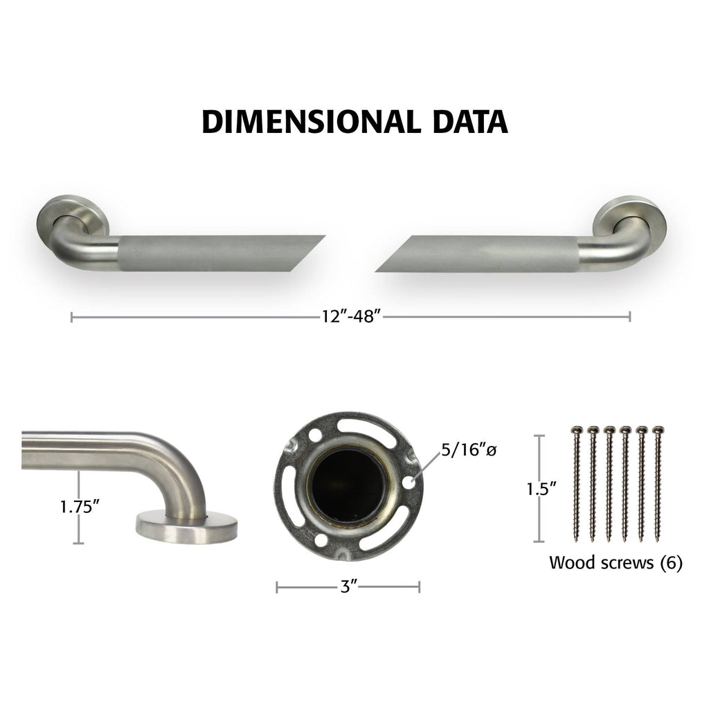 Stainless Steel Safety Grip Handlebar X305
