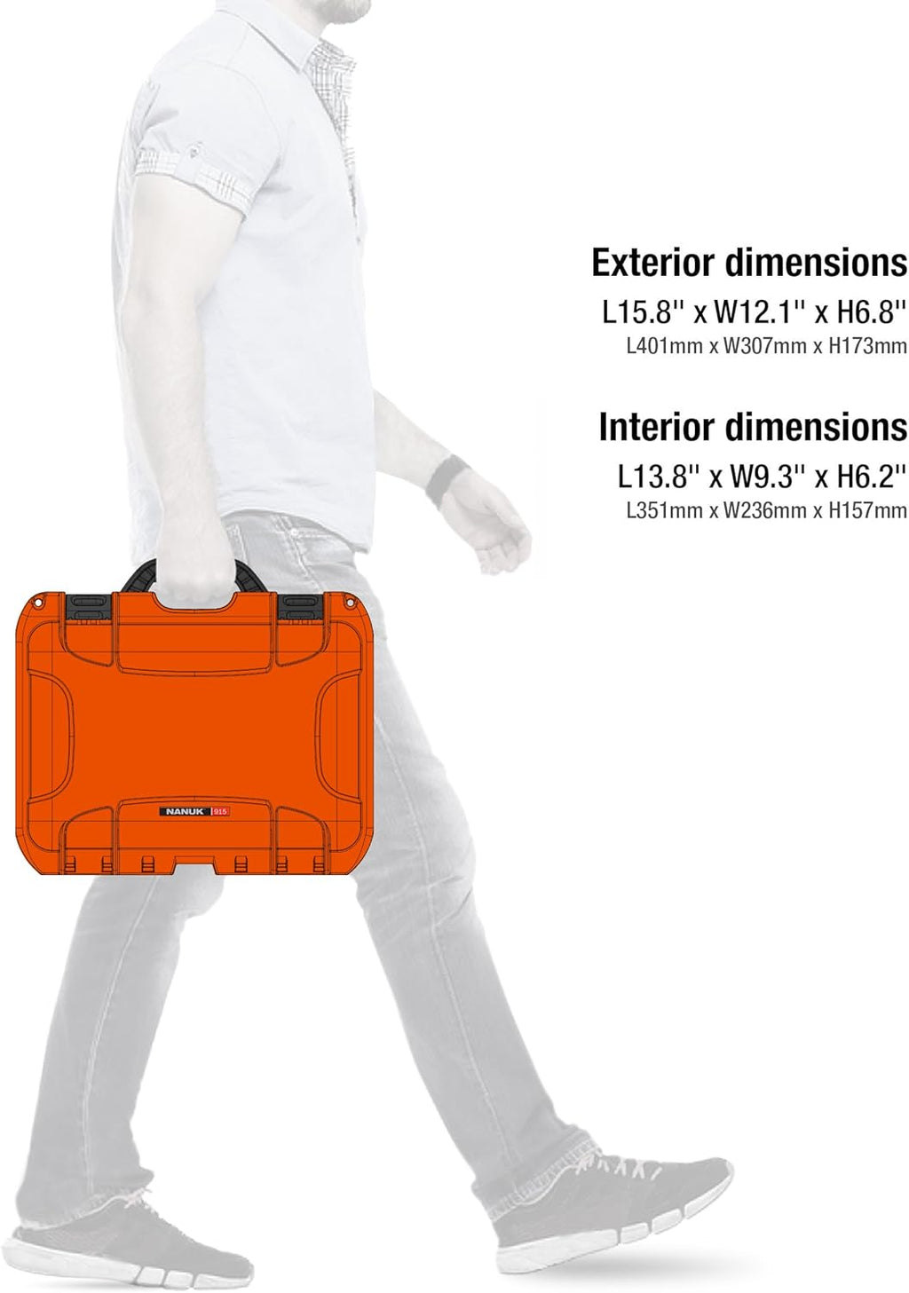 Orange Case with Foam T130