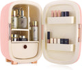 12 Liter Portable Mini Fridge with Interior LED Lights O916