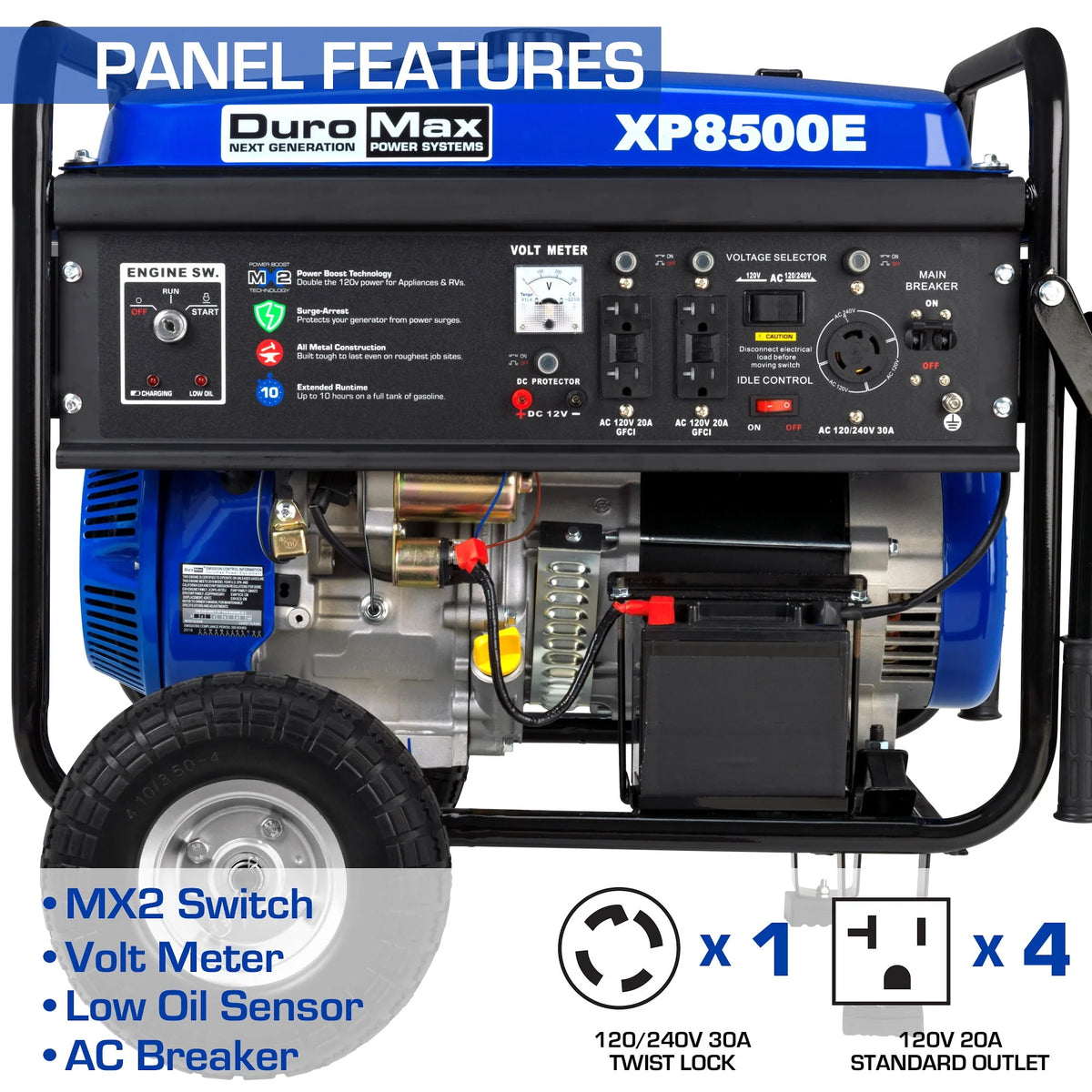 8500-Watt 420cc Gas Generator with Electric Start K26737