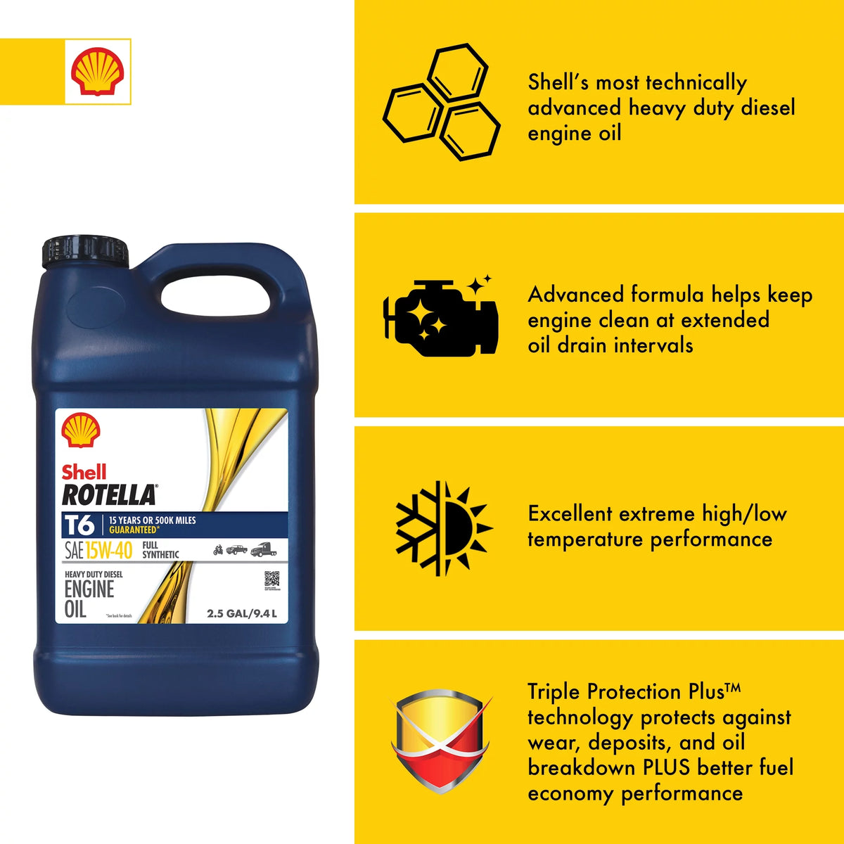 15W-40 Full Synthetic Diesel Engine Oil W988377