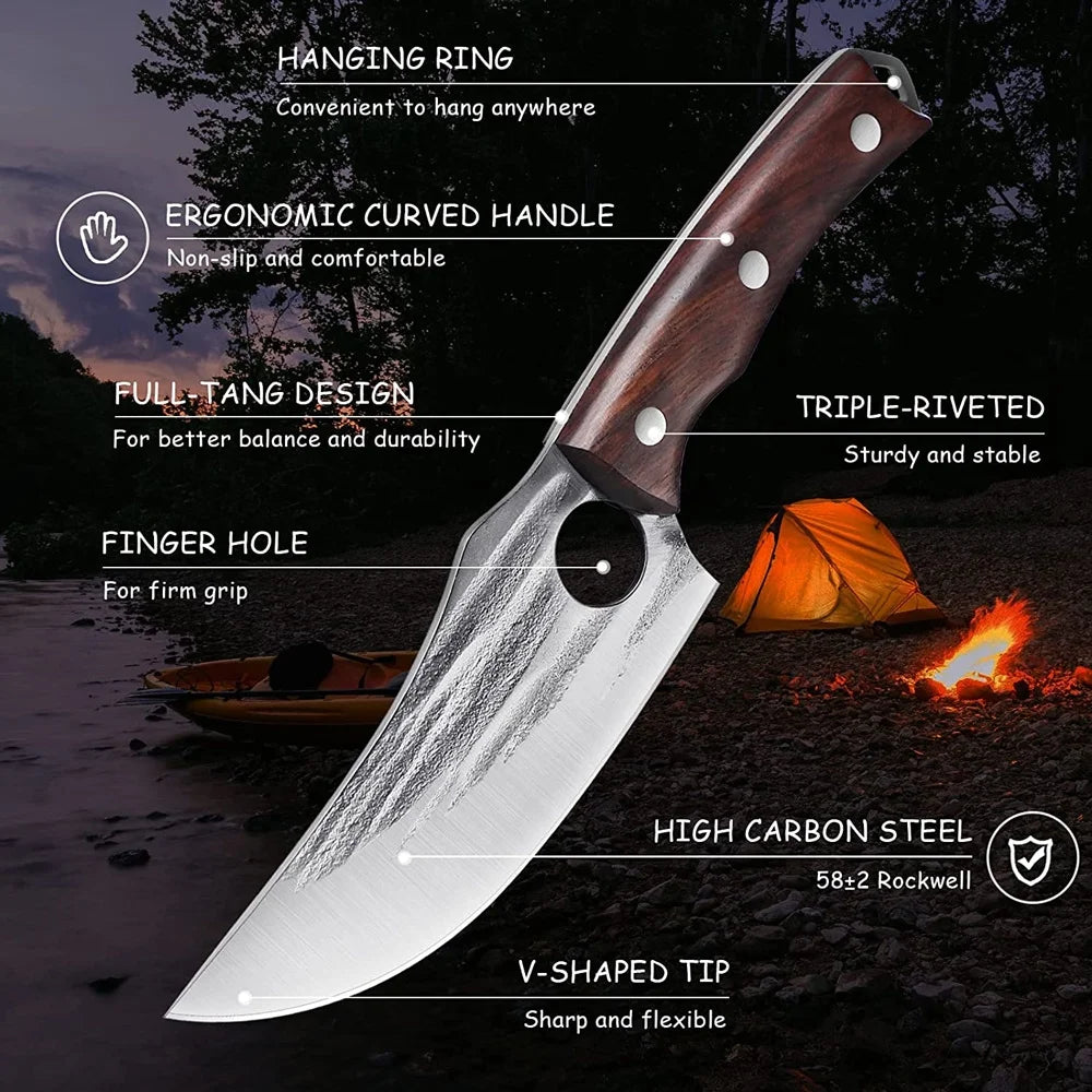 6 inch Forged Stainless Steel Meat Cleaver Knife Q7931