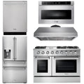 48 Propane Gas Range, Range Hood, Refrigerator, Dishwasher, Microwave P364