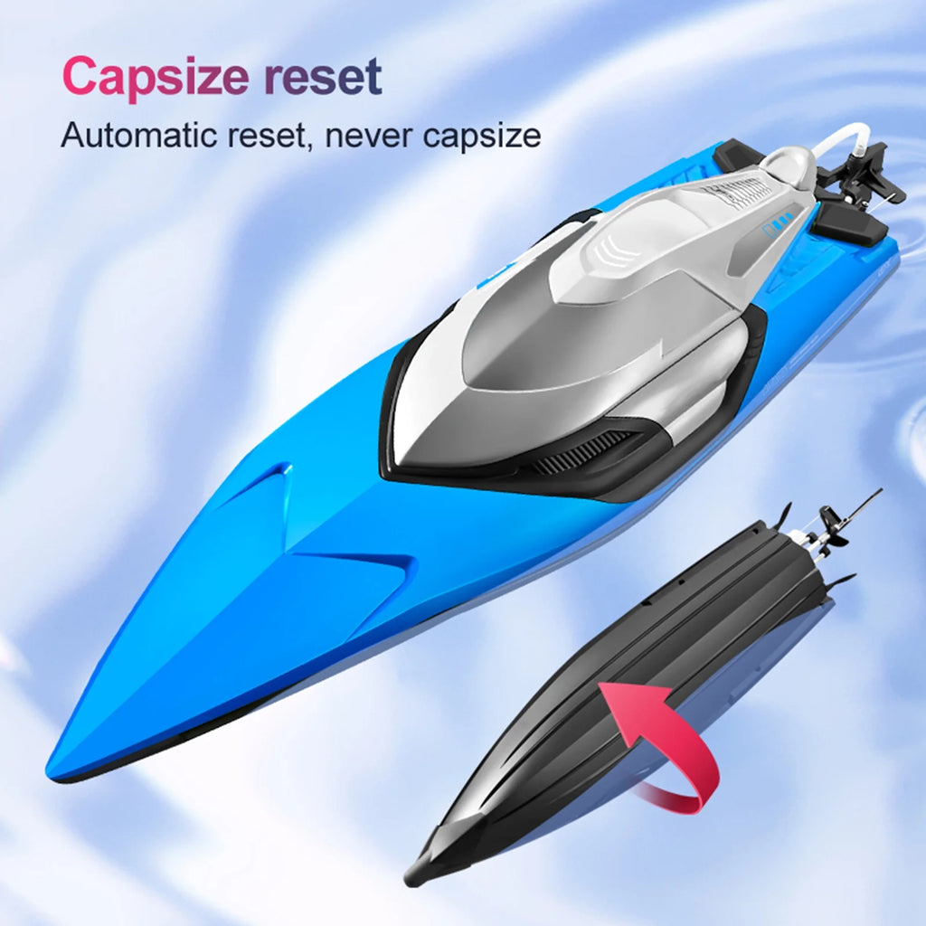 70kmh High Speed 2.4GHz RC Boat with 2 Battery U503435