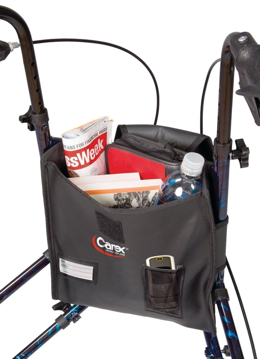 Black 3-Wheel Rolling Walker Rollator A1101