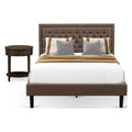 2-Piece Wood Queen Bedroom Set J901