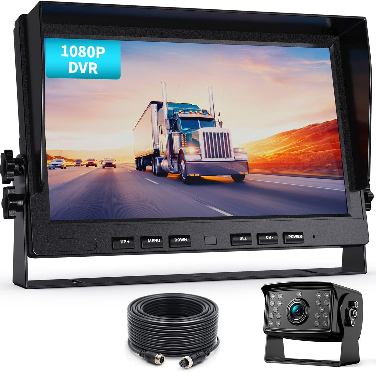 7 inch 1080P Wired Backup Camera System Kit X579517