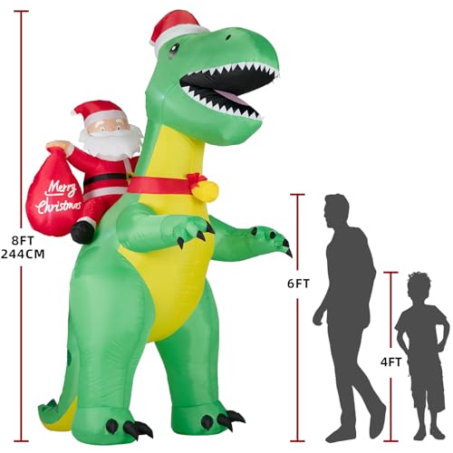 8FT Inflatable Halloween Tree Decoration with Built-in LED Lights Q65856