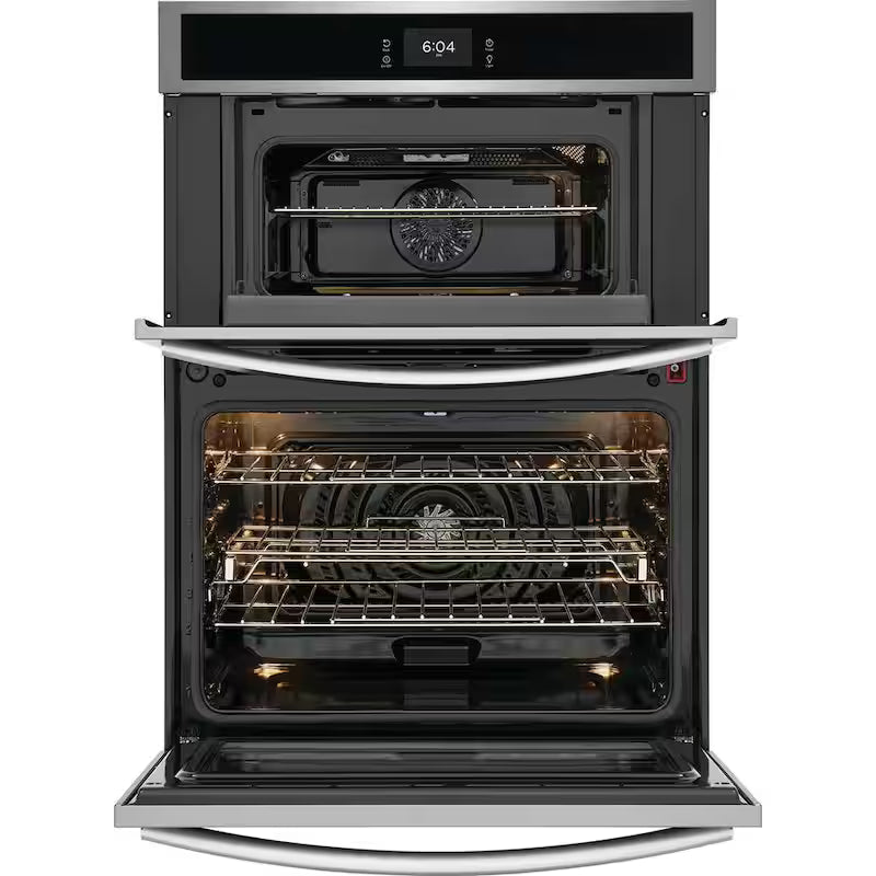 30 in. Electric Built-In Wall Oven and Microwave Combination with Total Convection in Stainless Steel H1027