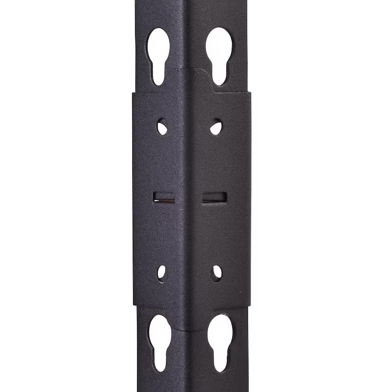 5-Tier Heavy Duty Steel Shelving Unit in Black P478