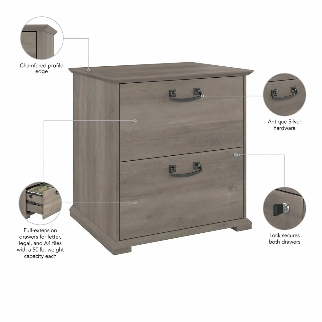 Driftwood Gray Lateral File Cabinet D75642