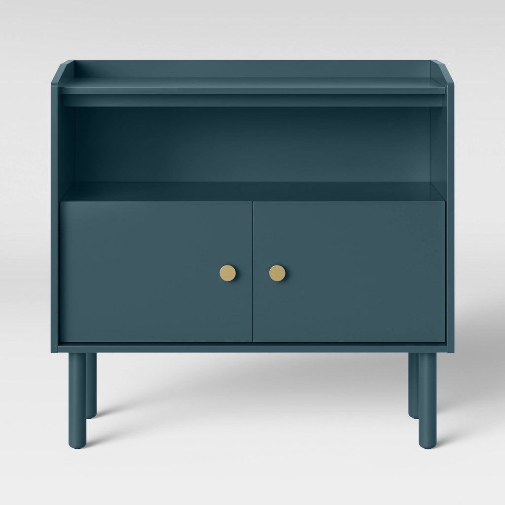 Blue 2 Door Accent Cabinet N35395