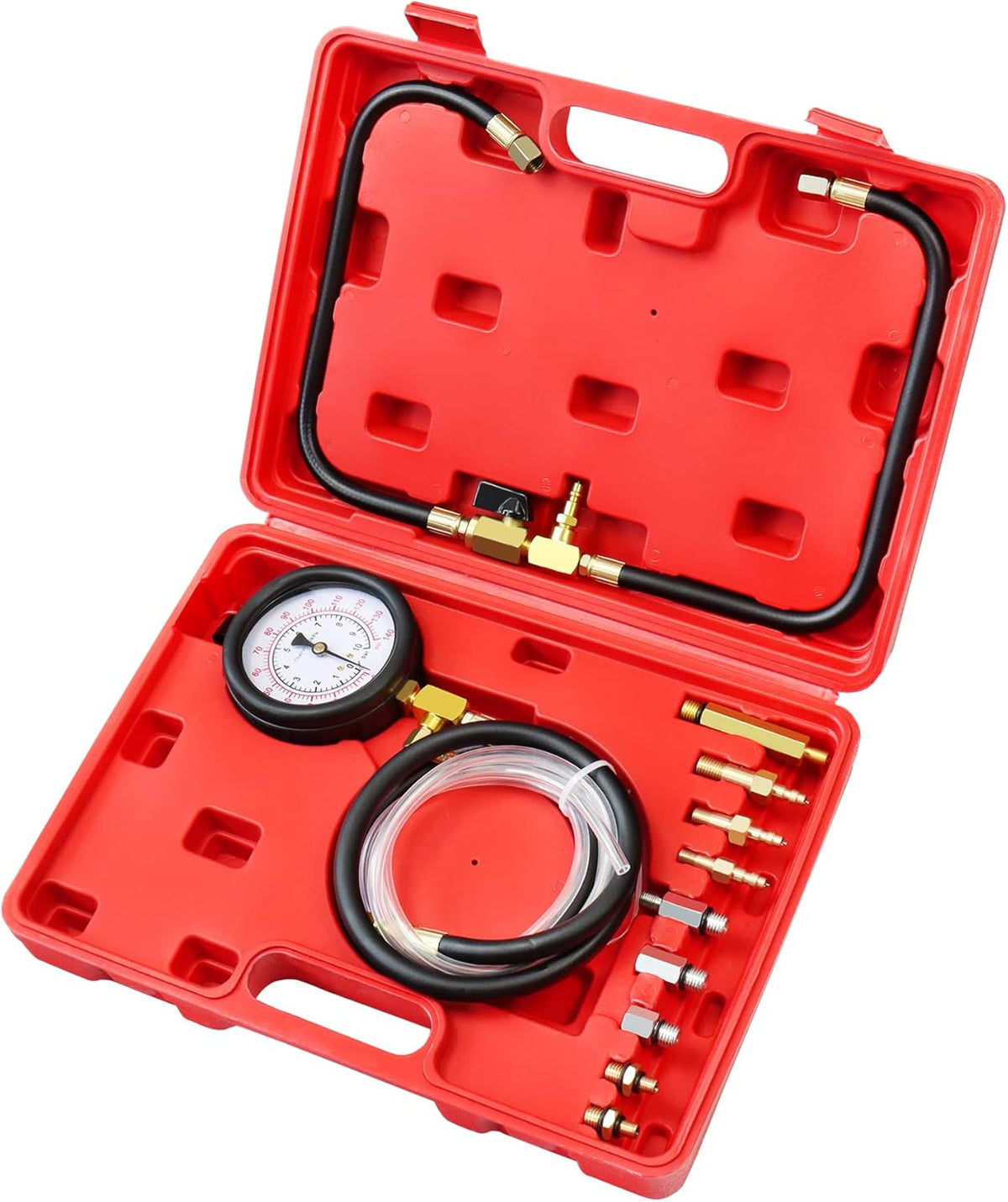 Universal Gas Fuel Injection Pressure Tester Gauge Tool Set P913486