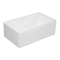 36 In. Apron Front Farmhouse Single Bowl Kitchen Sink, Matte White P614