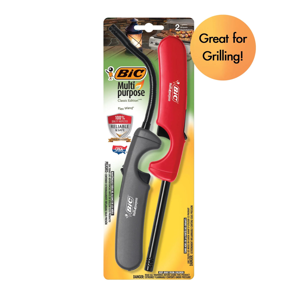 Multi-Purpose Lighters Pack of 2 R1802