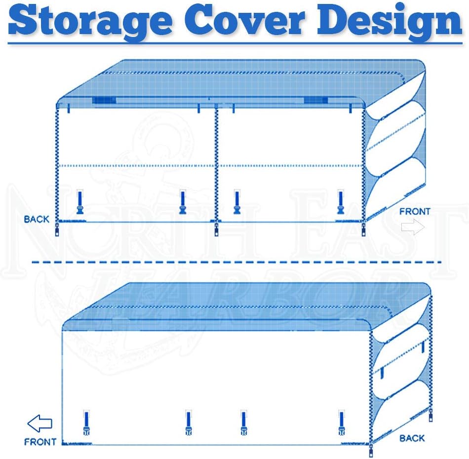 Gray RV Motorhome Travel Trailer Cover Fits Length 20'-22' J79460