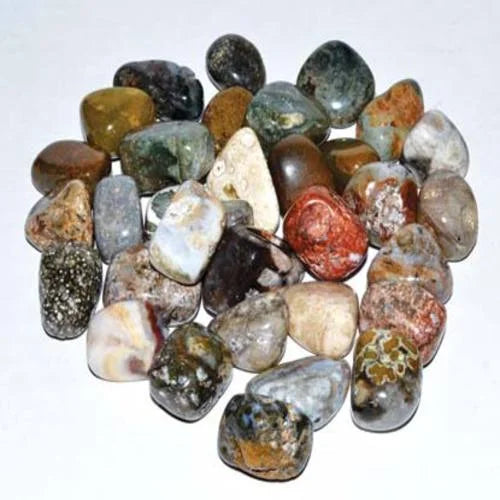 1 lb Ocean Tumbled Jasper Stones S52446