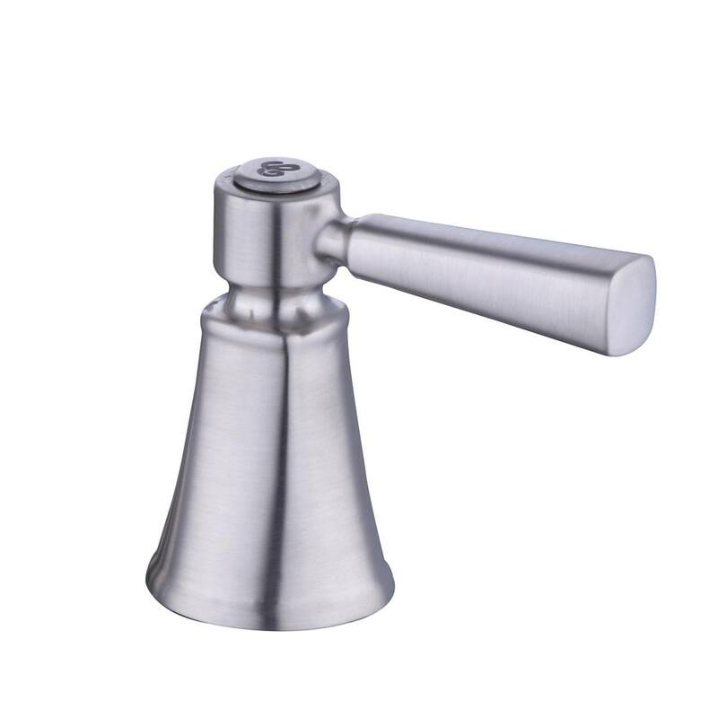 4 in. Centerset Double Handle High-Arc Bathroom Faucet in Brushed Nickel S9245