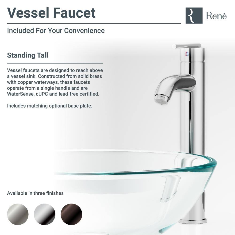 Forest Green Glass Bathroom Sink with Faucet L700138