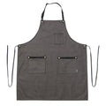 Canvas Full Length Bib Apron with 2 Pockets C444