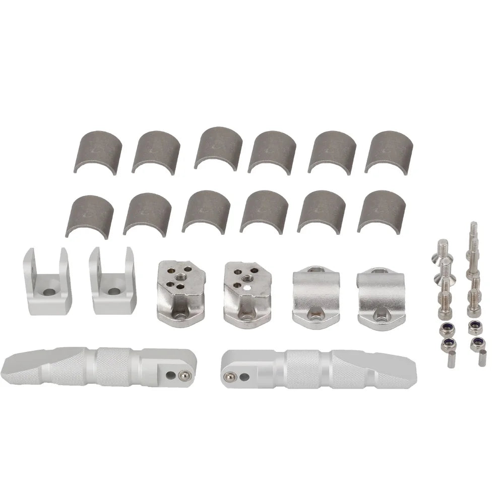 Universal Motorcycle 360 Rotatable Highway Crash Bar Foot Pegs N9318