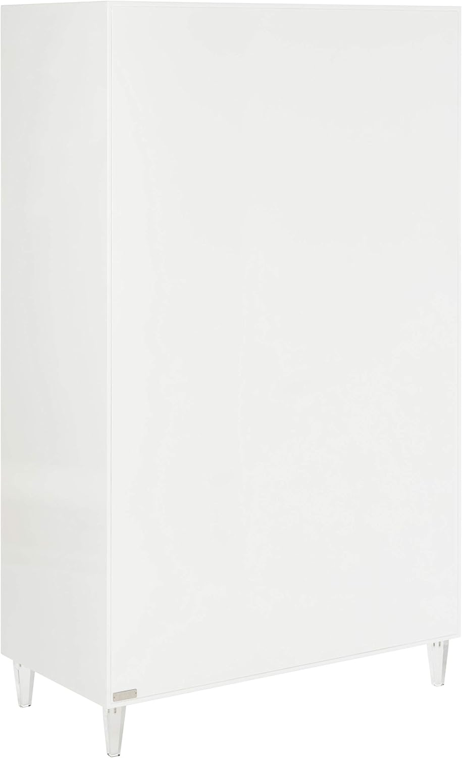 White Acrylic 2-shelf Cabinet V441982