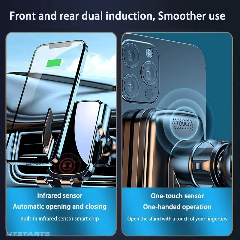 Car Phone Holder Mount Stand Adjustable GPS Navigation Mobile Bracket X89857