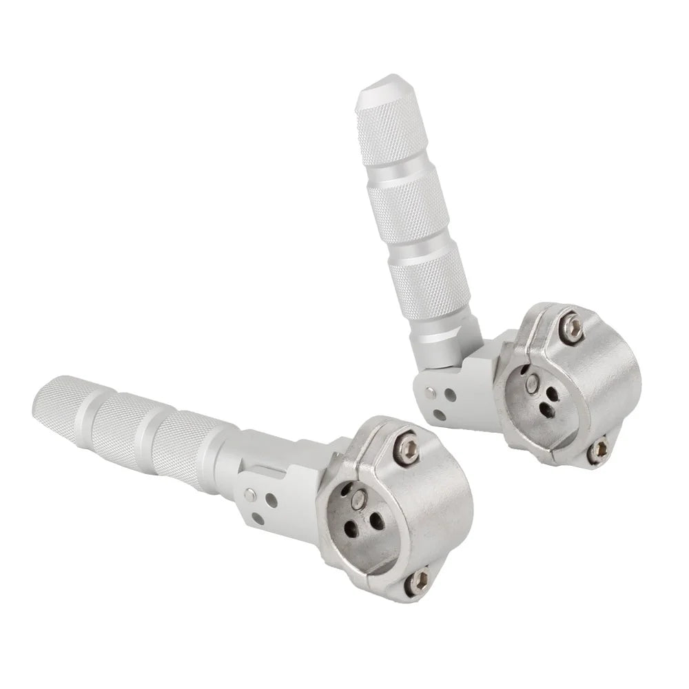 Universal Motorcycle 360 Rotatable Highway Crash Bar Foot Pegs N9318