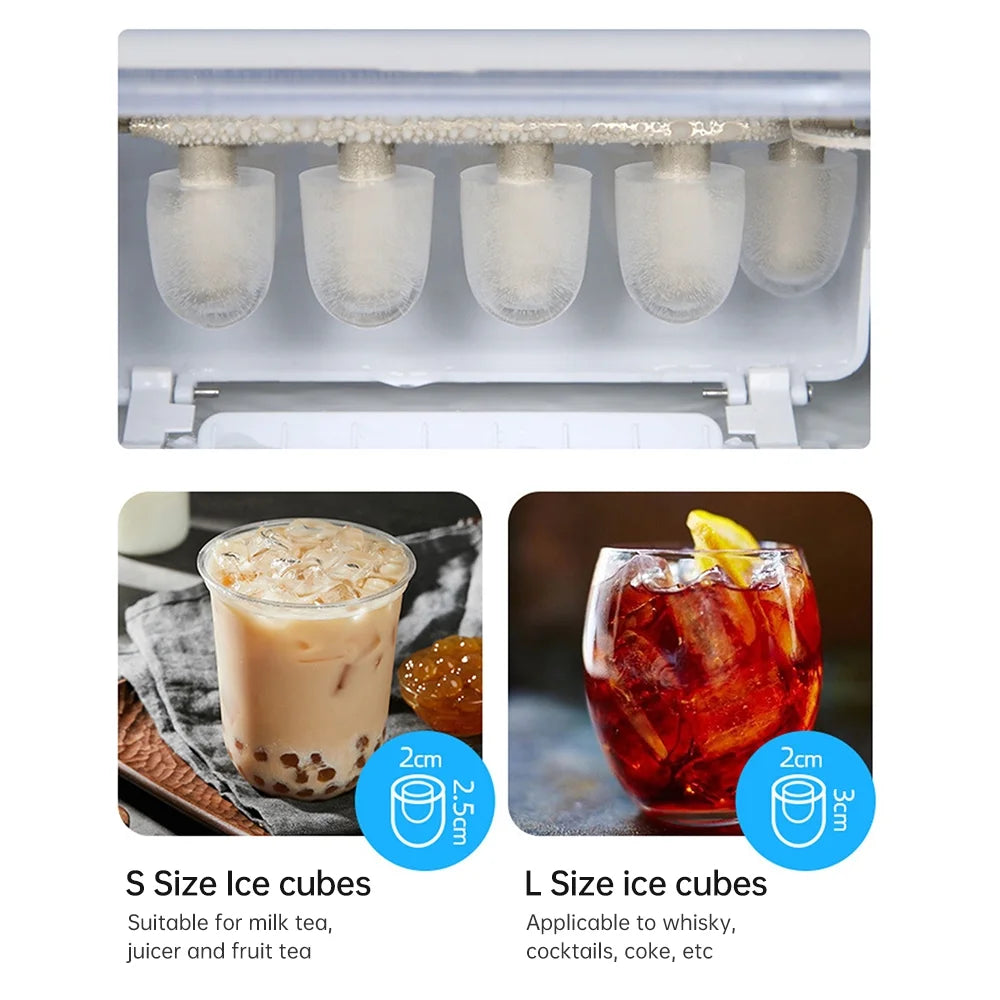 Ice Maker 26lbs 2 Sizes Countertop V4344