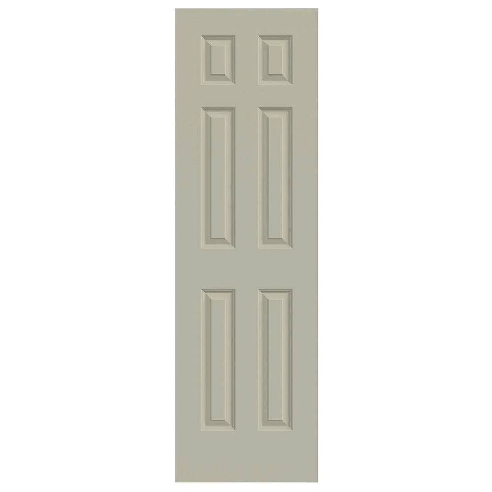 24 in. x 80 in. Desert Sand Painted Molded Composite MDF Interior Door Slab N873865