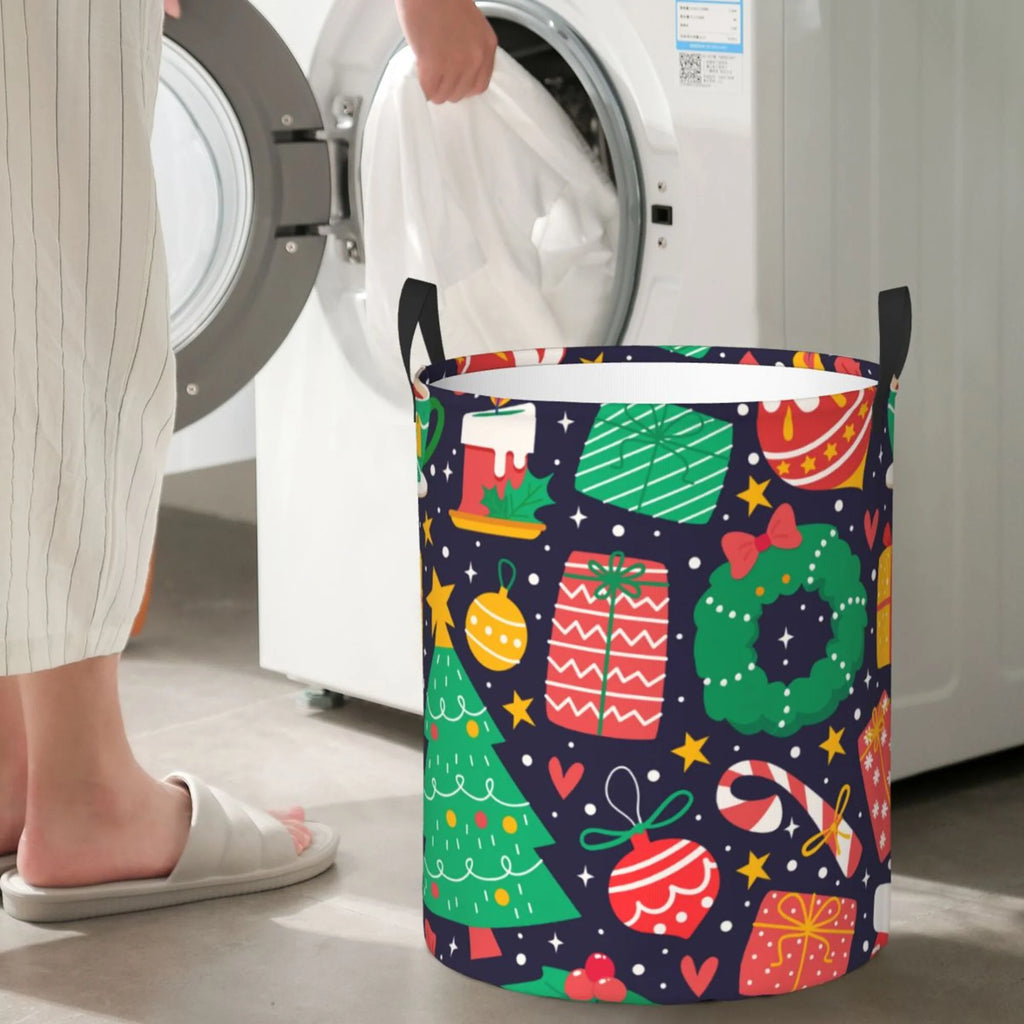 Waterproof Laundry Hamper with Handle J872