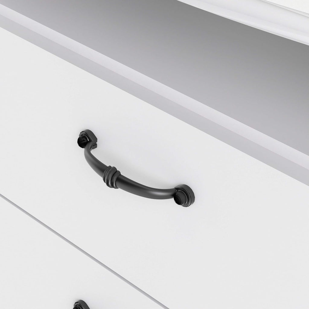 White 2 Drawer Nightstand T699