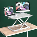 28" White Adjustable Height Standing Desk I918541