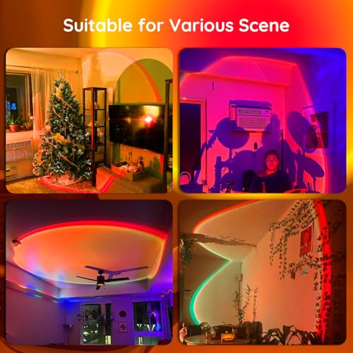 360 Degree Rotation Multiple Colors Changing LED Lamp O8640