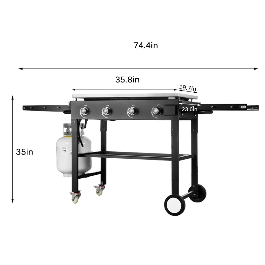 4 Burner Propane Gas BBQ Grill F26583
