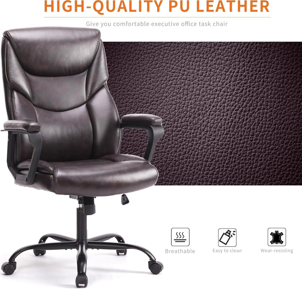 Black Executive Office Desk Chair F607