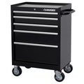 27 in. W 5-Drawer Gloss Black Rolling Tool Cabinet K22685