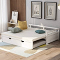 White Daybed with Trundle I20596