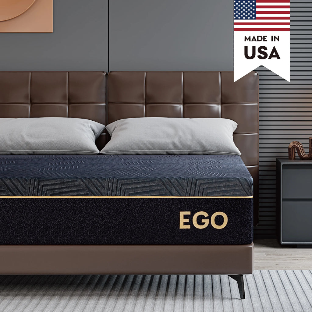Black 12 inch Full Size Memory Foam Mattress Y76902