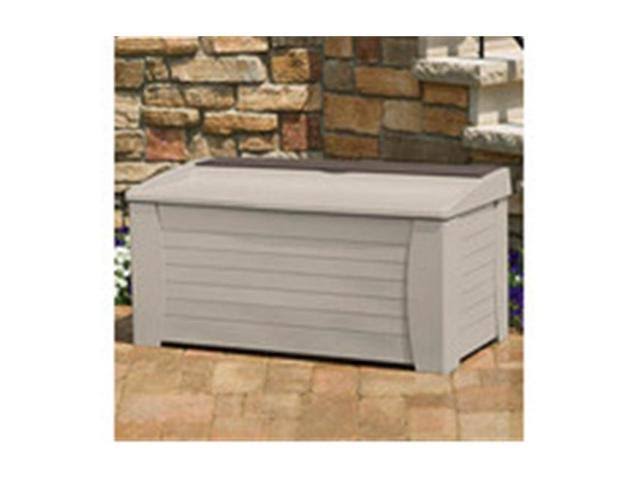 Taupe 127 gal Deck Box with Seat I6059