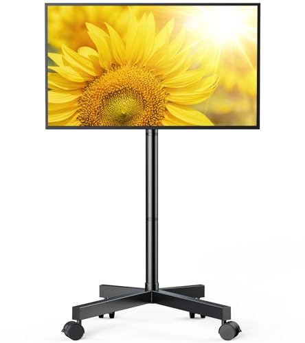 Rolling TV Stand for 23-60 Inch TVs with Locking Wheels C972751