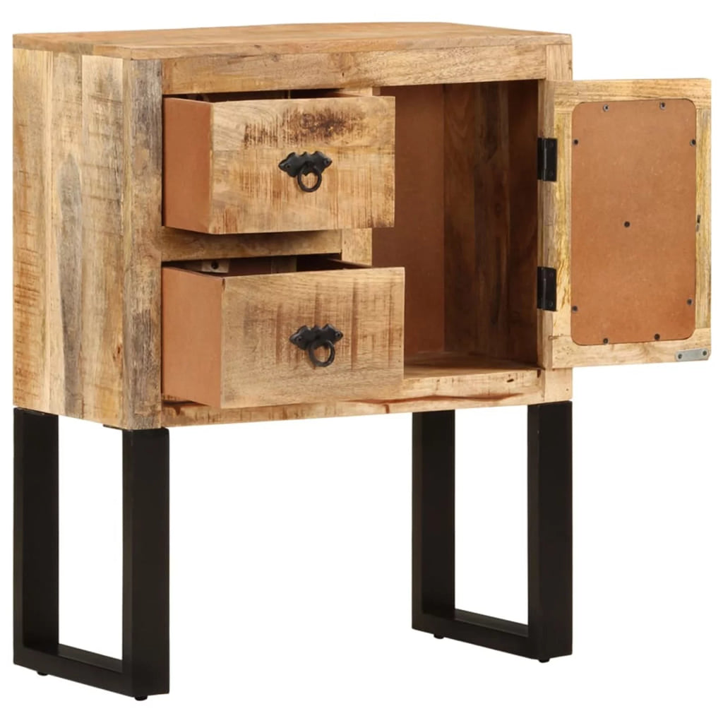 Mango Wood Sideboard with 1 Door and 2 Drawers F240769
