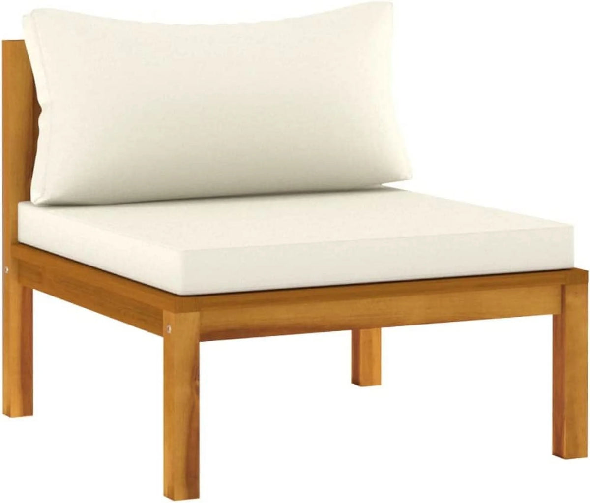 Acacia Wood Patio Furniture Set with Tea Table and Cushions R25984